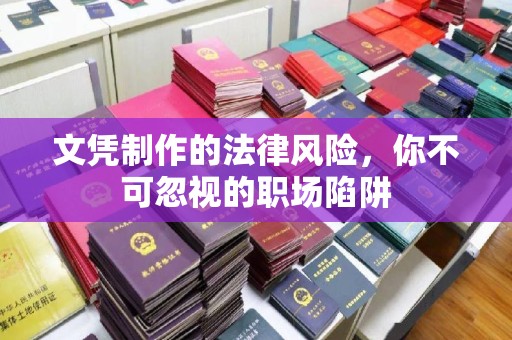 莺歌文凭制作的法律风险，你不可忽视的职场陷阱