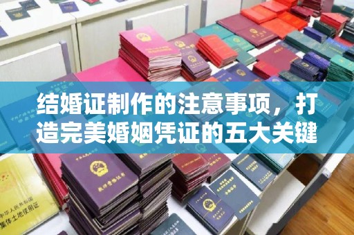 莺歌结婚证制作的注意事项，打造完美婚姻凭证的五大关键点